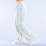 DFYNE Signature Wide Leg Jogger - Fitted Sweatpants with Drawstring Waist for Comfortable Wear