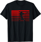 American Flag Baseball Apparel - Baseball T-Shirt