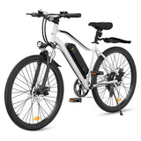 500W Electric Mountain Bike -50Miles 20MPH Speed All-Terrain E-Bike with 330Lbs Capacity, UL Certified, Perfect Gift for Adults,White