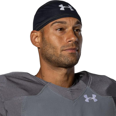 UNDER ARMOUR Unisex Football Skull & Wave Cap - Black, Suitable for All Genders, Casual Style, Versatile Accessory