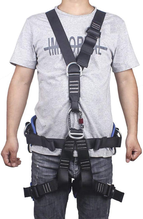 Climbing Seat Belt, Caving, Rock Climbing and Rappelling Equipment, Body Guard Protect, Rappelling Rescuing Equip