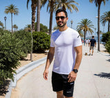 Men'S Workout Clothes Athletic Shorts Shirt Set 3 Pack Basketball Football Training Running Gym Christmas Gifts