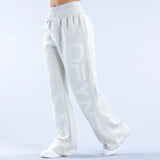 DFYNE Signature Wide Leg Jogger - Fitted Sweatpants with Drawstring Waist for Comfortable Wear