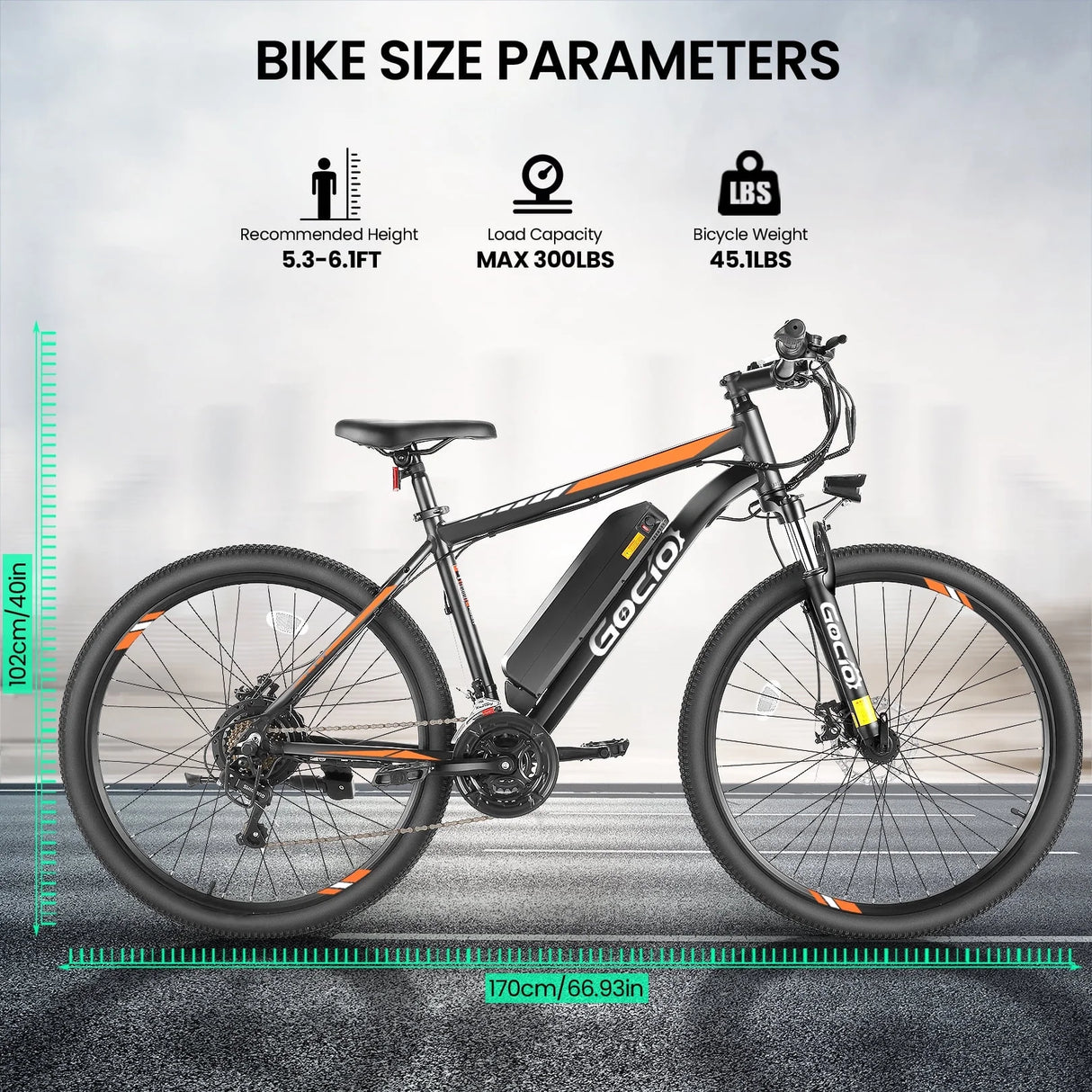 26" Electric Bike, 350W Electric Bike for Adults 19.8MPH Electric Mountain Bike, LCD, Lockable Suspension Fork, 374.4Wh 36V Battery UL2849, 21-Speed Mountain E-Bikes Adult Electric Bicycle