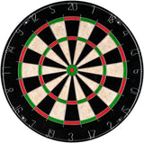 Bristle Dart Board, Tournament Sized Indoor Hanging Number Target Game for Steel Tip Darts- Dartboard with Mounting Hardware by