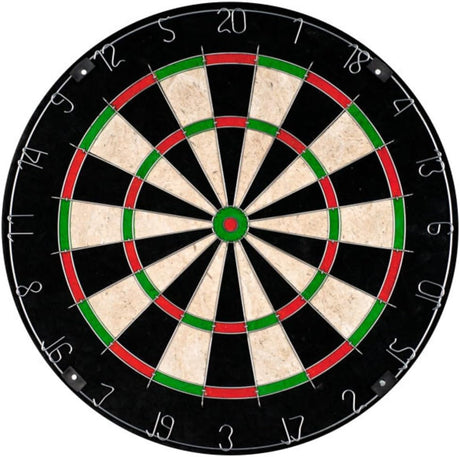 Bristle Dart Board, Tournament Sized Indoor Hanging Number Target Game for Steel Tip Darts- Dartboard with Mounting Hardware by