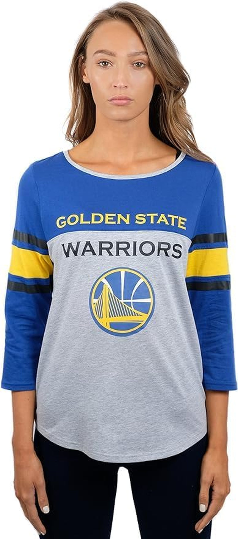 Women'S NBA Official Raglan Baseball 3/4 Long Sleeve Shirt