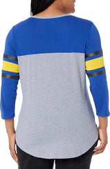 Women'S NBA Official Raglan Baseball 3/4 Long Sleeve Shirt