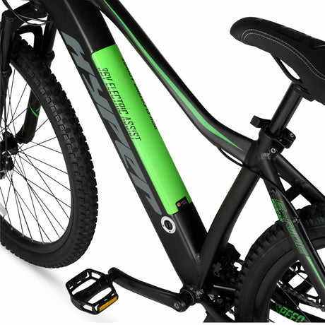 29"  36V Class 2 Electric Mountain Bike for Adults, 350W E-Bike Motor, Black