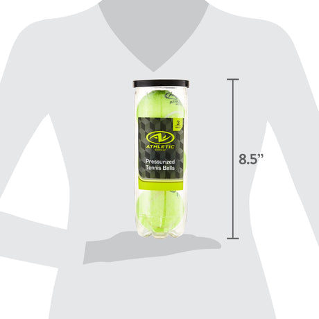 (12 Pack)  Pressurized Tennis Balls, 3-Pack, All Court Use