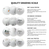 Mixed Golf Ball Brands, Mint/ 5A/ AAAAA Quality, 48 Pack, White