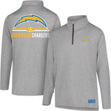 Adults NFL Official Super Soft Quarter Zip Long Sleeve T-Shirt