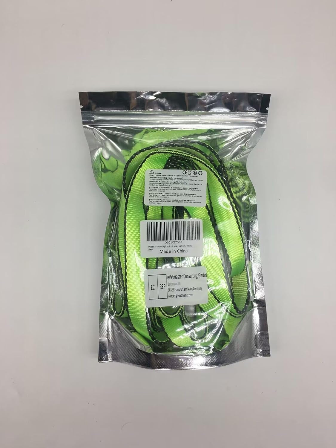 18Mm Nylon Climbing Sling Runner, 23KN Nylon Rope,Apply to Rock Climbing, Mountaineering, Hiking, Downhill, Emergency Equipment, Etc