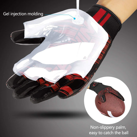 Football Gloves Youth Receiver Gloves for Kids