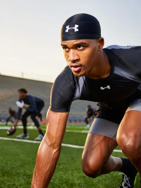UNDER ARMOUR Unisex Football Skull & Wave Cap - Black, Suitable for All Genders, Casual Style, Versatile Accessory