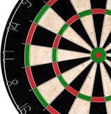 Bristle Dart Board, Tournament Sized Indoor Hanging Number Target Game for Steel Tip Darts- Dartboard with Mounting Hardware by