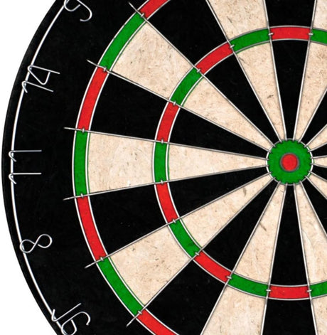 Bristle Dart Board, Tournament Sized Indoor Hanging Number Target Game for Steel Tip Darts- Dartboard with Mounting Hardware by
