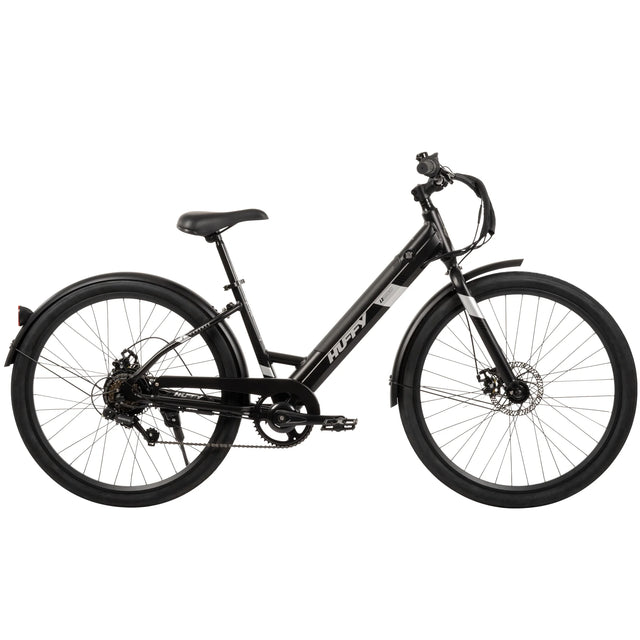27.5" Cadence 36V Adult Electric Comfort Bike, Fits Riders 5'0"+, Gray, Unisex
