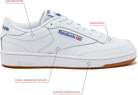Men'S Club C 85 Tennis Shoes, Casual Fashion White Sneakers