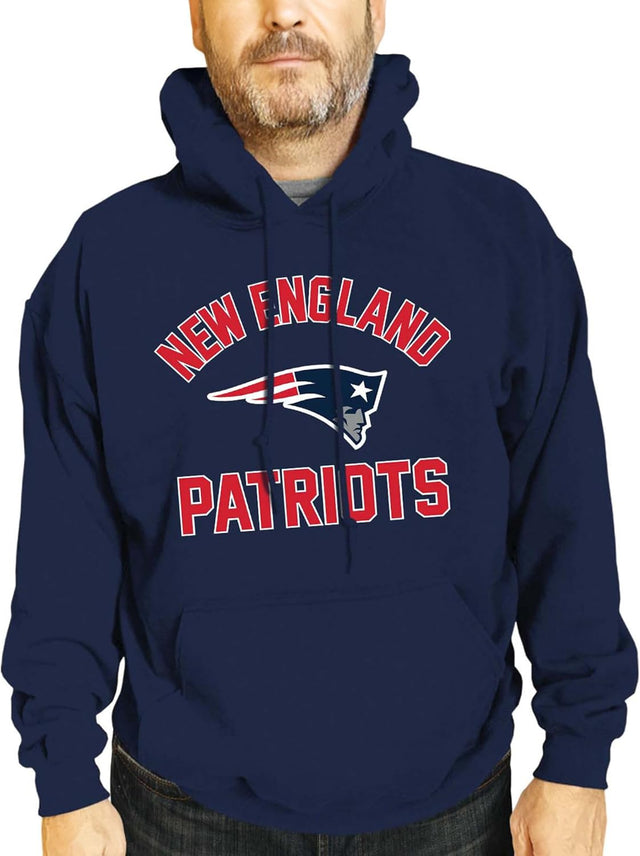 NFL Adult Gameday Hooded Sweatshirt - Poly Fleece Cotton Blend - Stay Warm and Represent Your Team in Style