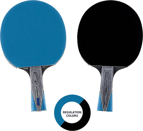 Ping Pong Paddle with Killer Spin + Case for Free - Professional Table Tennis Racket for Beginner and Advanced Players - Improve Your Ping Pong Skills with JT Ping Pong Paddle Set
