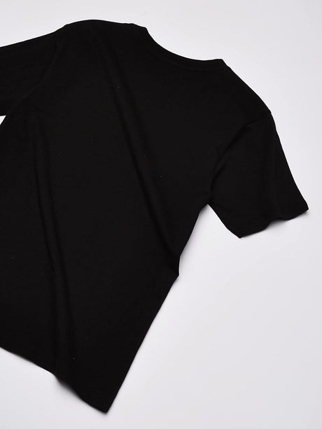 Boys' Short Sleeve Solid V-Neck T-Shirt, Soft, Comfortable, Relaxed Fit