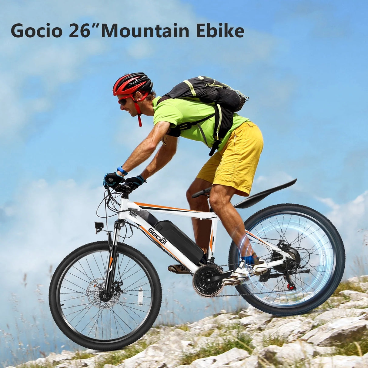 500W Electric Bike 26" Electric Bicycle for Adults Max 19.8Mph Cruise Control System Ebike, Mountain Bike with Removable 48V 375Wh Lithium-Ion Battery, 21 Speed E Bicycle for Man Woman UL2849