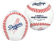 Rawlings MLB Los Angeles Dodgers Team Logo Baseball, White, 1