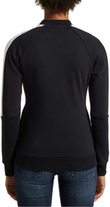 Ladies Track Jacket (Black, Medium)