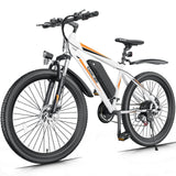 500W Electric Bike 26" Electric Bicycle for Adults Max 19.8Mph Cruise Control System Ebike, Mountain Bike with Removable 48V 375Wh Lithium-Ion Battery, 21 Speed E Bicycle for Man Woman UL2849